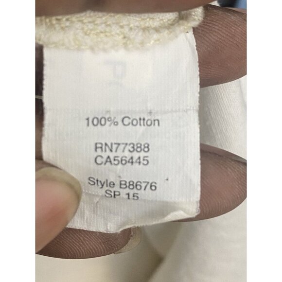 Madewell Womens Button Up 3/4 Sleeve Side Button Shirt Size XXS - Picture 5 of 8